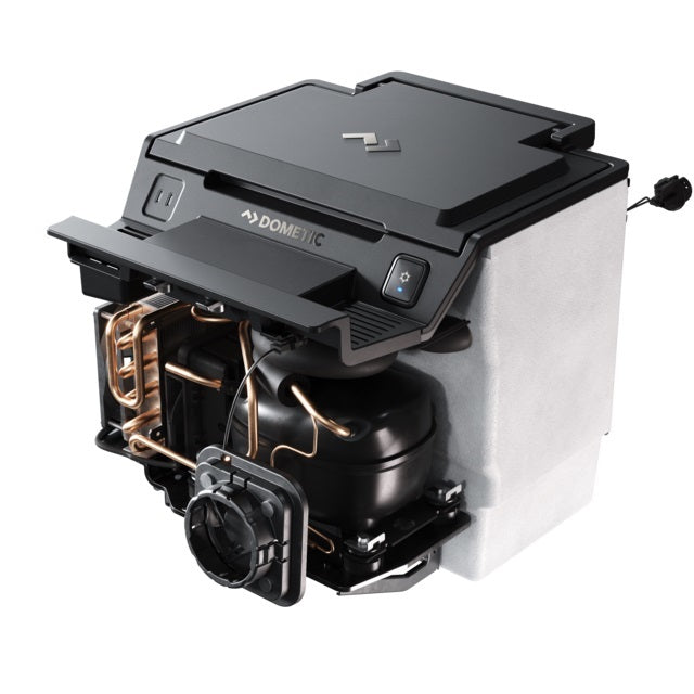 Dometic Center Console Refrigerator - Black - Ford Fullsize Truck 2021-2024