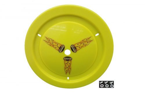 Dominator Ultimate Mud Cover - Quick Turn Fastener - Fluorescent Yellow - 15 in Wheels
