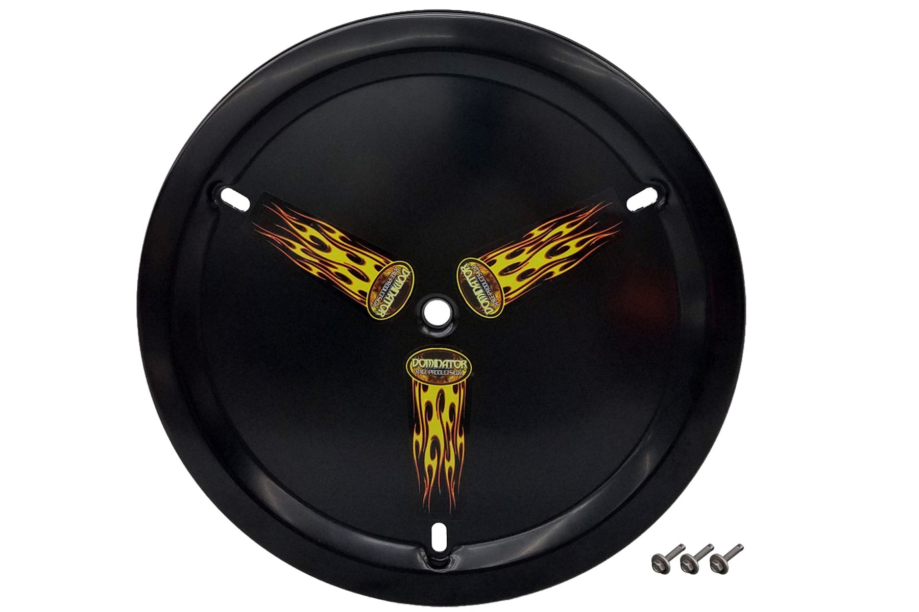 Dominator Aluminum Bolt-On Mud Cover - Black - 15 in Wheels