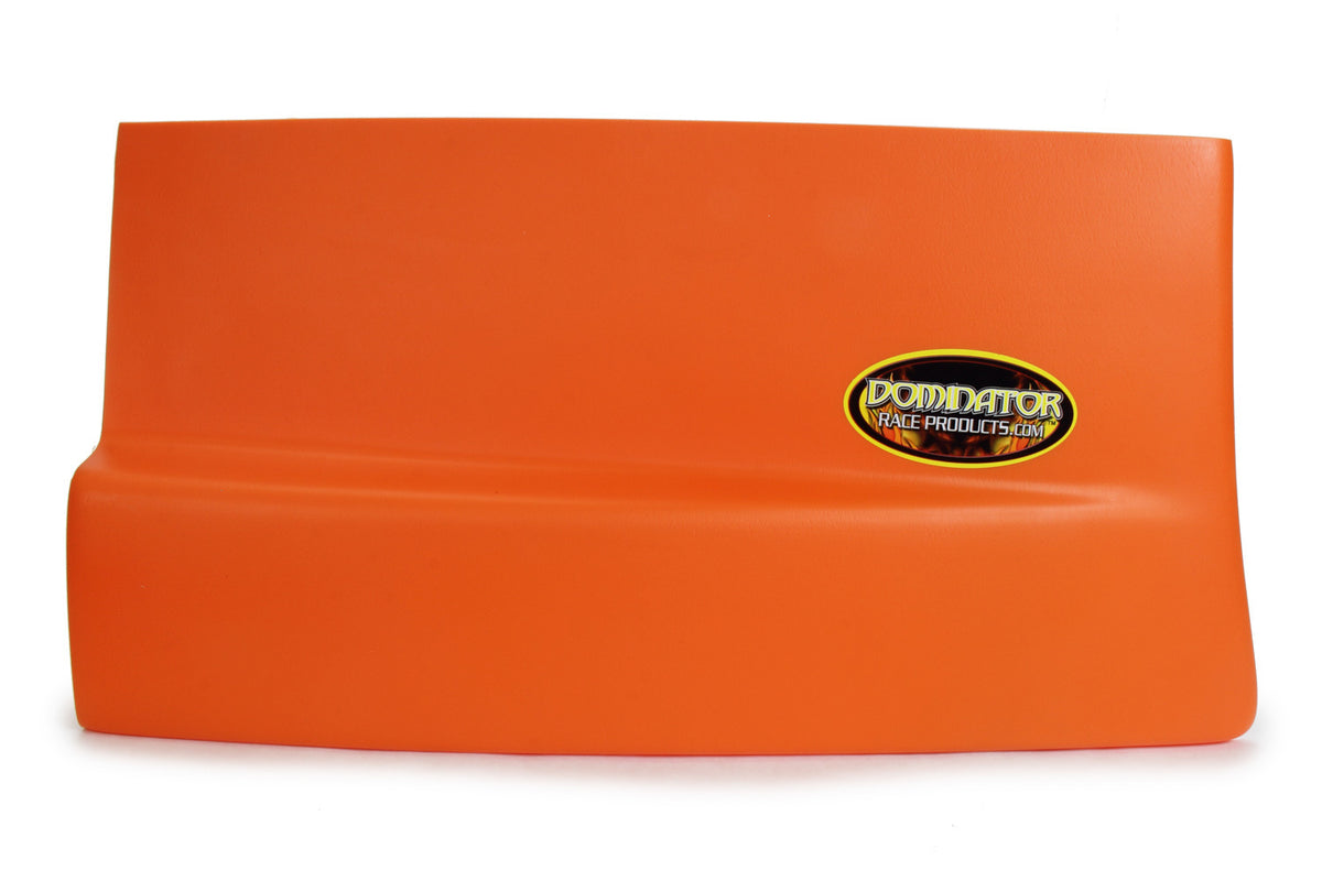 Dominator Dirt Late Model Driver Side Fender Extension - Orange