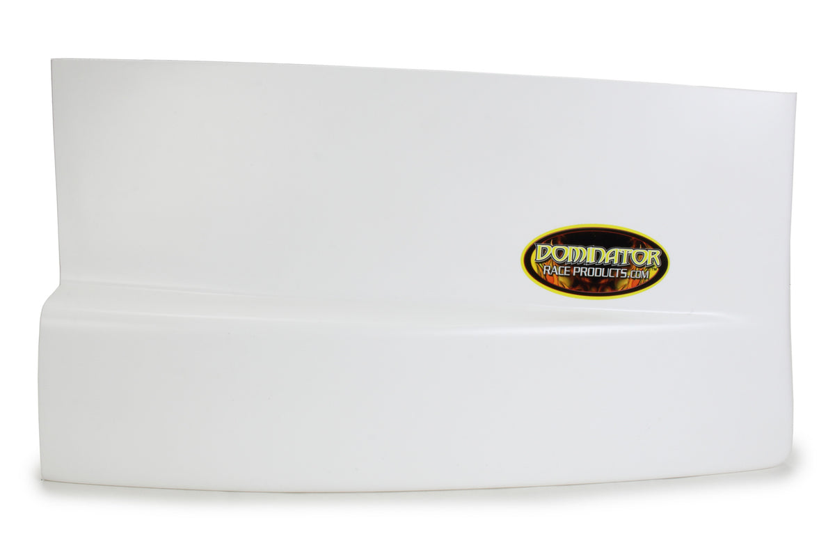 Dominator Dirt Late Model Driver Side Fender Extension - White
