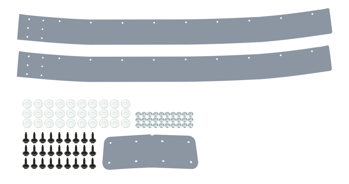 Dominator Street Stock 2-Piece Air Valance - Gray