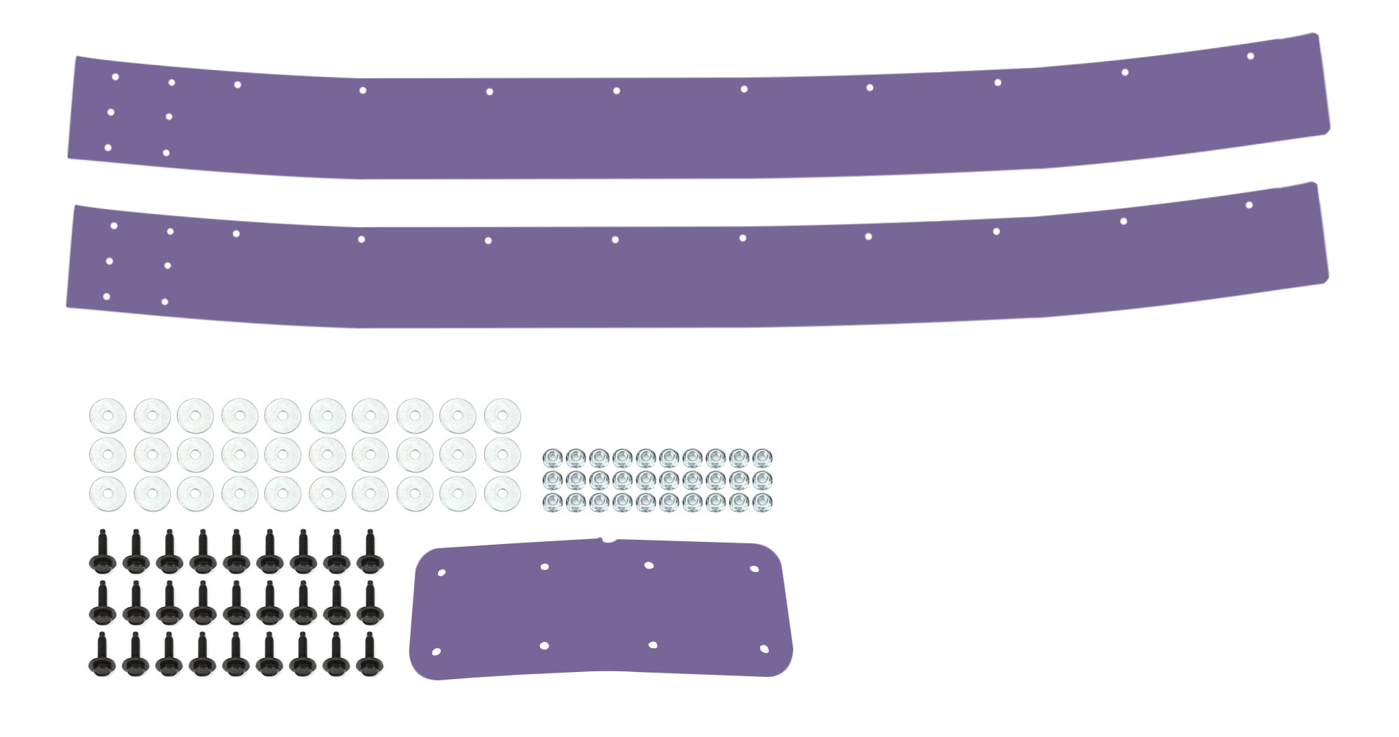 Dominator Street Stock 2-Piece Air Valance - Purple