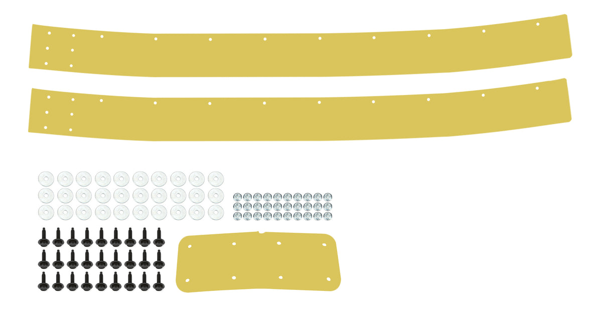 Dominator Street Stock 2-Piece Air Valance - Yellow