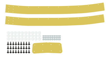 Dominator Street Stock 2-Piece Air Valance - Yellow