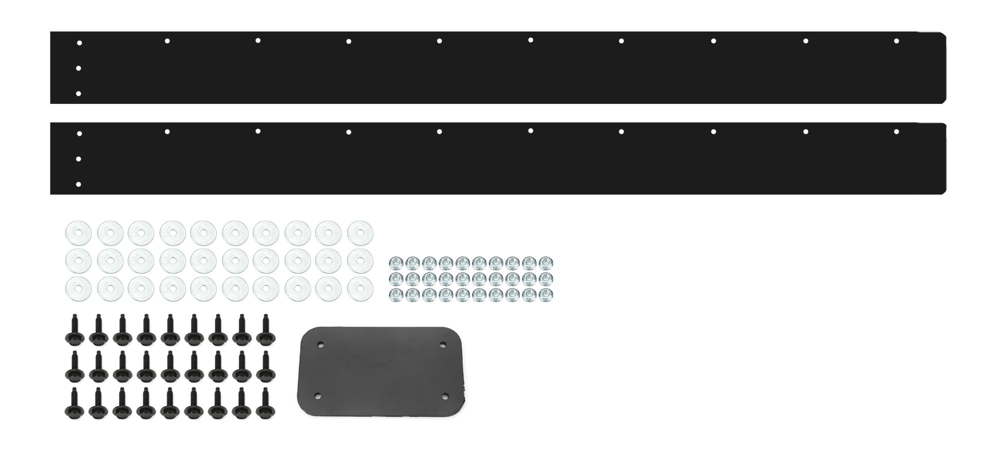Dominator Street Stock 2-Piece Air Valance - Black
