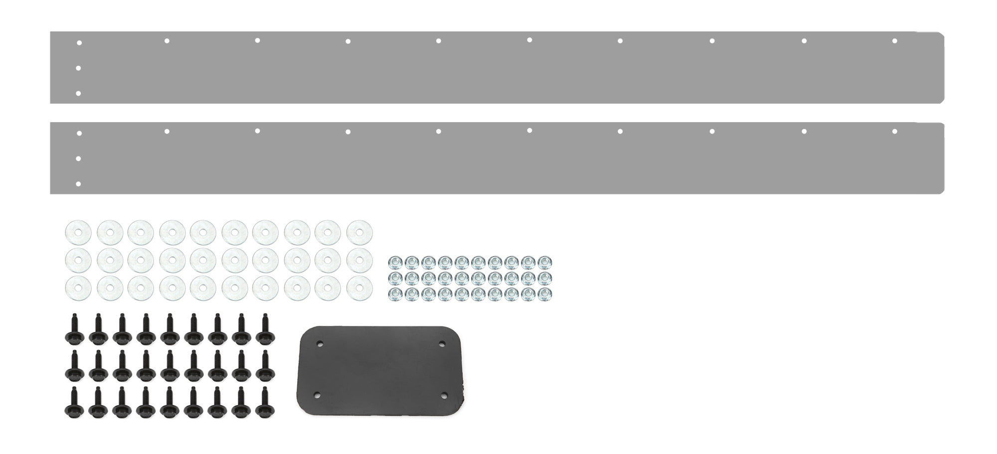 Dominator Street Stock 2-Piece Air Valance - Gray