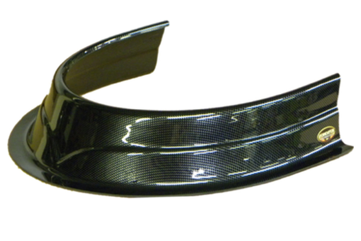 Dominator Predator Hood Scoop - 3.5 in Height - Curved Front - Carbon Fiber Look