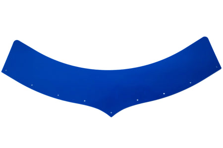 Dominator Hood Scoop Extension - 5.5 in Tall - Blue - Predator Hood Scoops