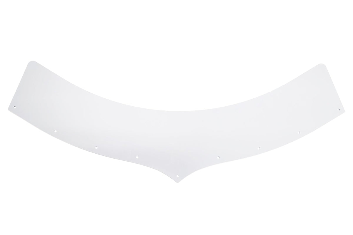 Dominator Hood Scoop Extension - 5.5 in Tall - Clear - Predator Hood Scoops