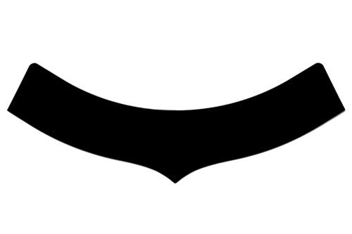 Dominator Hood Scoop Extension - 5.5 in Tall - Gloss Black - Predator Hood Scoops