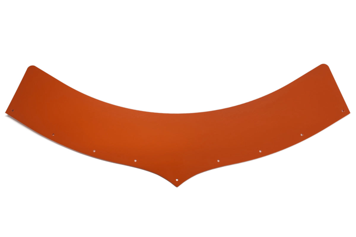 Dominator Hood Scoop Extension - 5.5 in Tall - Orange - Predator Hood Scoops