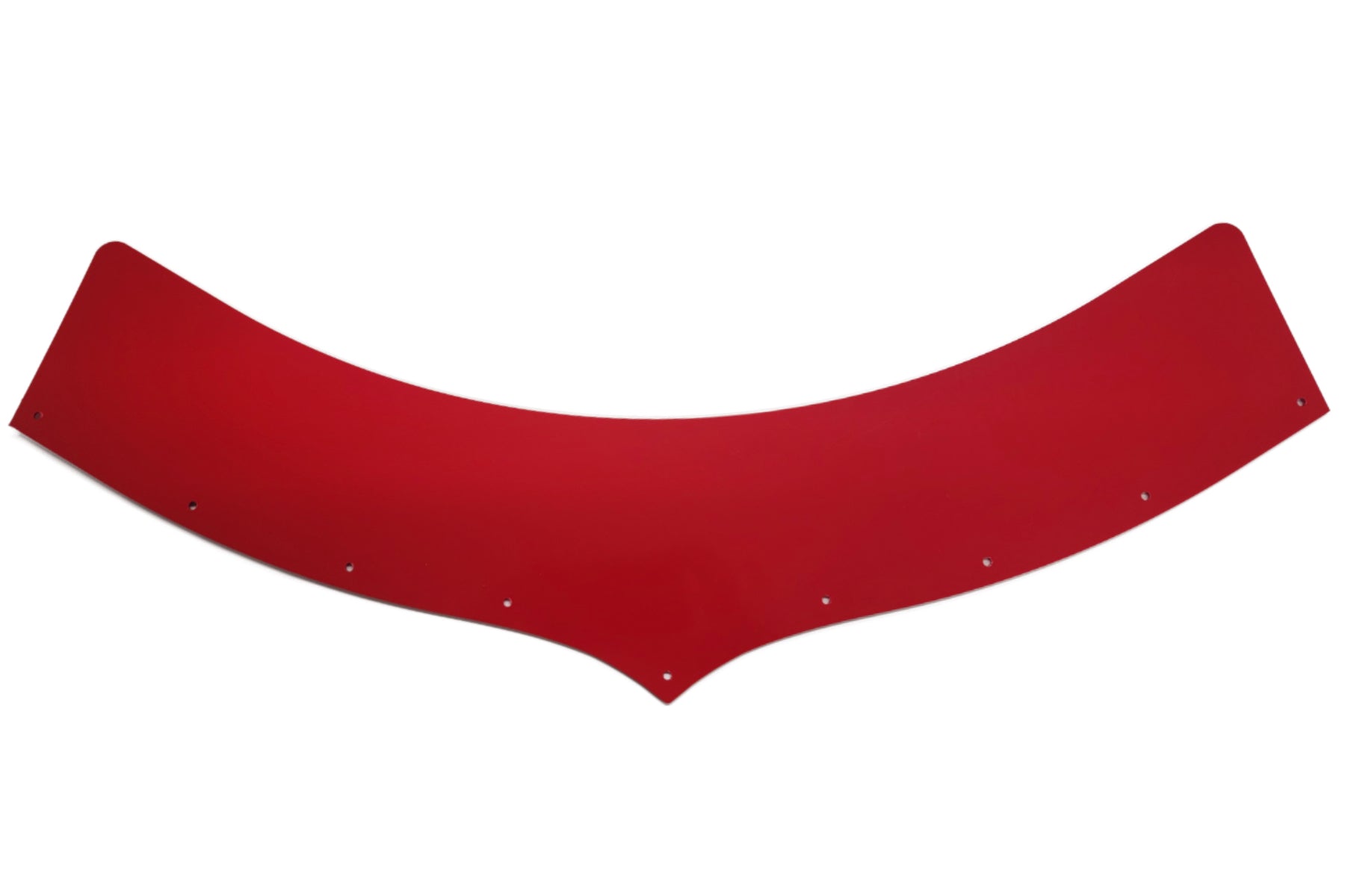 Dominator Hood Scoop Extension - 5.5 in Tall - Red - Predator Hood Scoops
