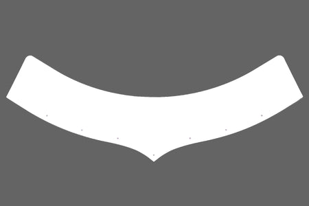 Dominator Hood Scoop Extension - 5.5 in Tall - White - Predator Hood Scoops