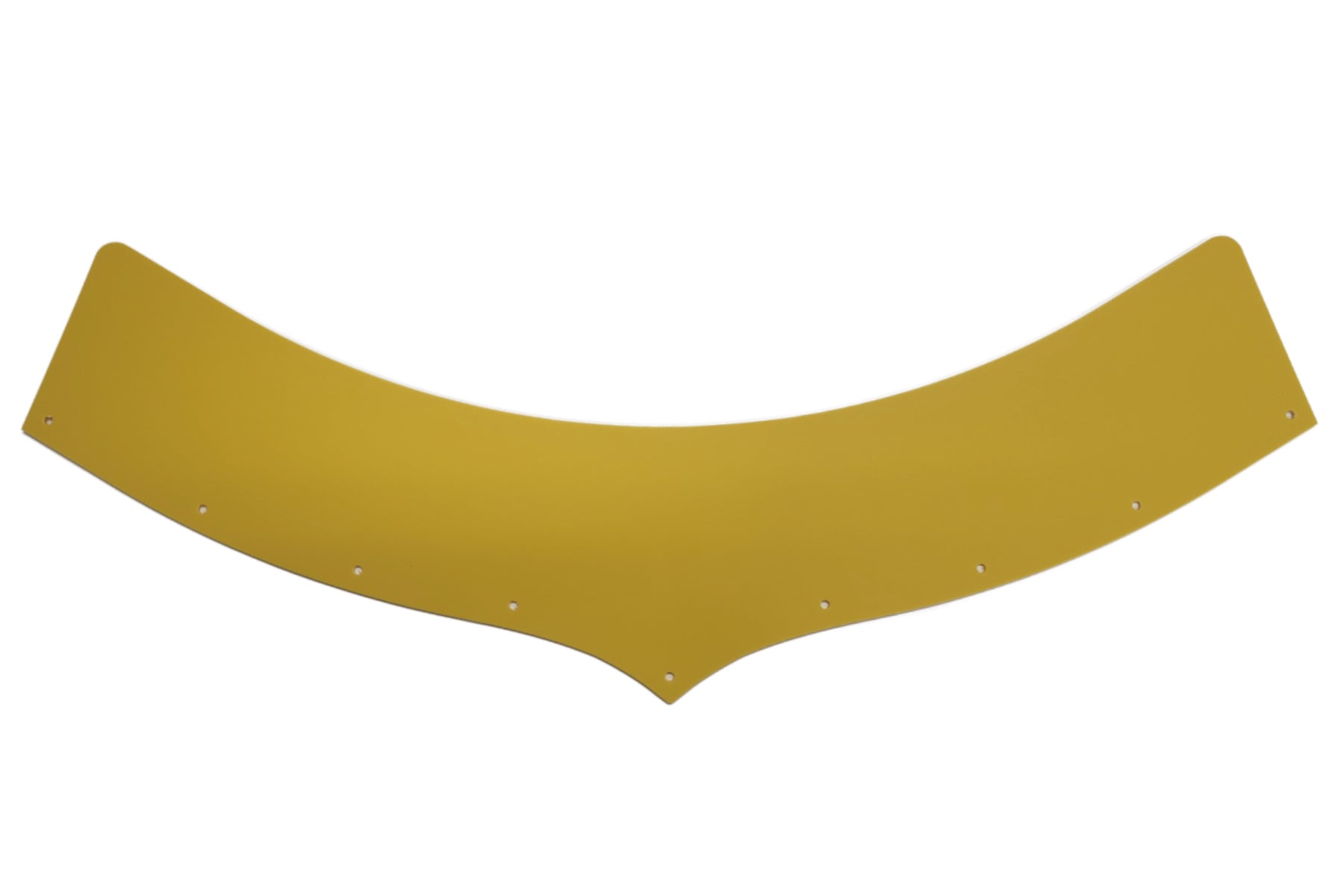 Dominator Hood Scoop Extension - 5.5 in Tall - Yellow - Predator Hood Scoops