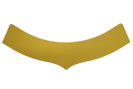 Dominator Hood Scoop Extension - 5.5 in Tall - Yellow - Predator Hood Scoops