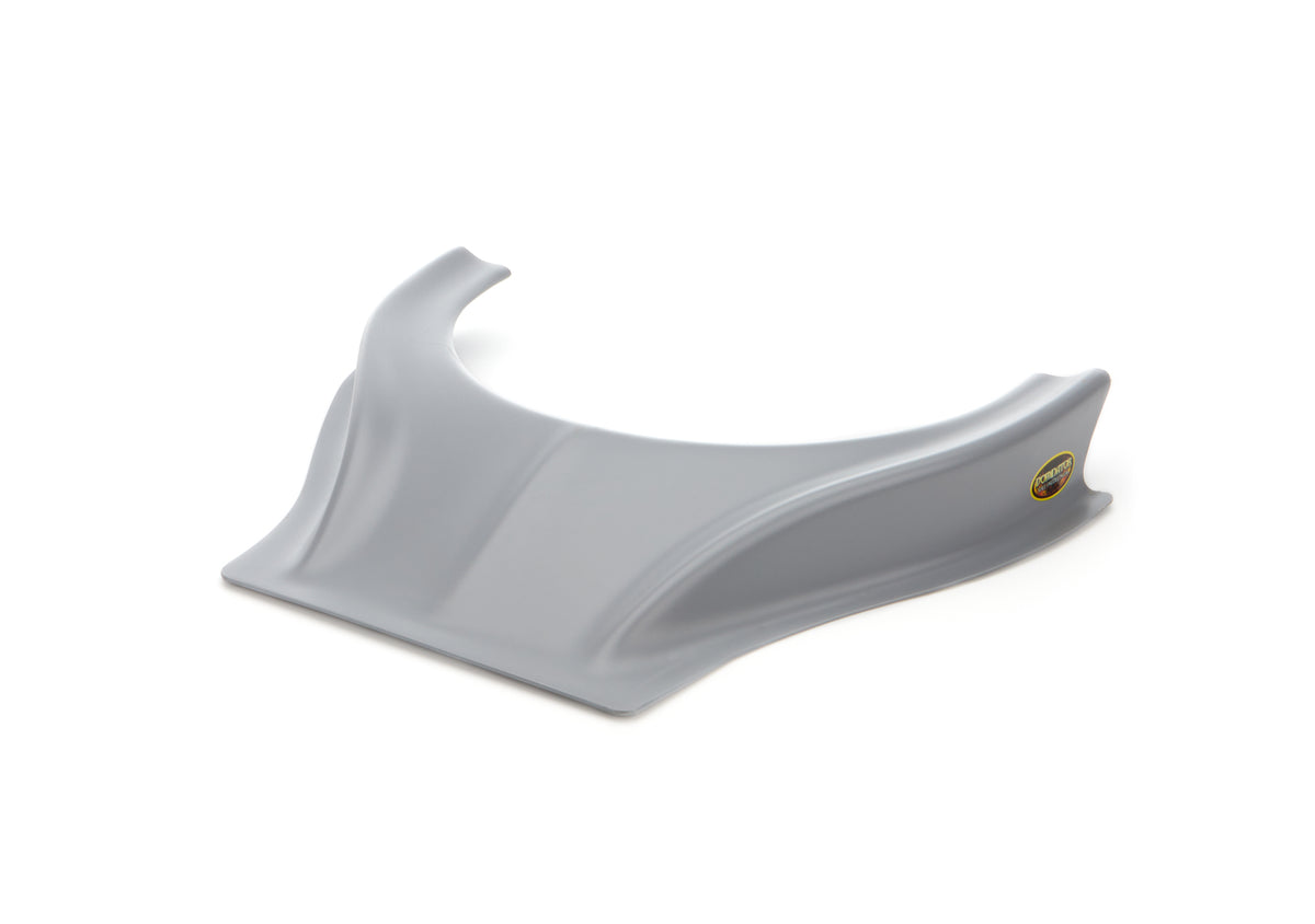 Dominator Stalker Dirt Hood Scoop - 2.5 in Height - Curved Front - Gray