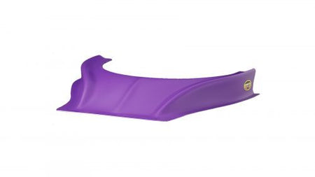 Dominator Stalker Dirt Hood Scoop - 2.5 in Height - Curved Front - Purple