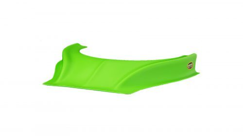 Dominator Stalker Dirt Hood Scoop - 2.5 in Height - Curved Front - Extreme Green