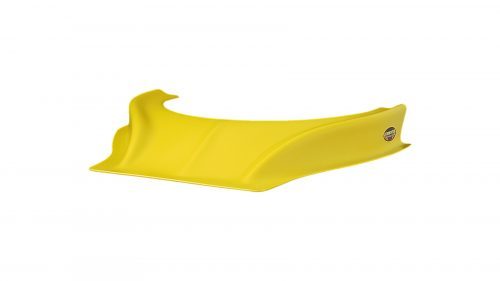 Dominator Stalker Dirt Hood Scoop - 2.5 in Height - Curved Front - Yellow