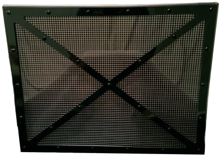 Dominator Dirt Late Model Radiator Shaker Screen - 24 x 19 in - Black