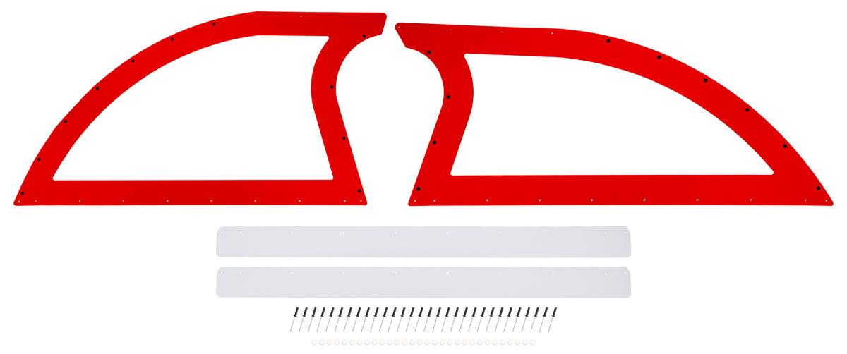 Dominator Dirt Late Model Sail Panel - Red