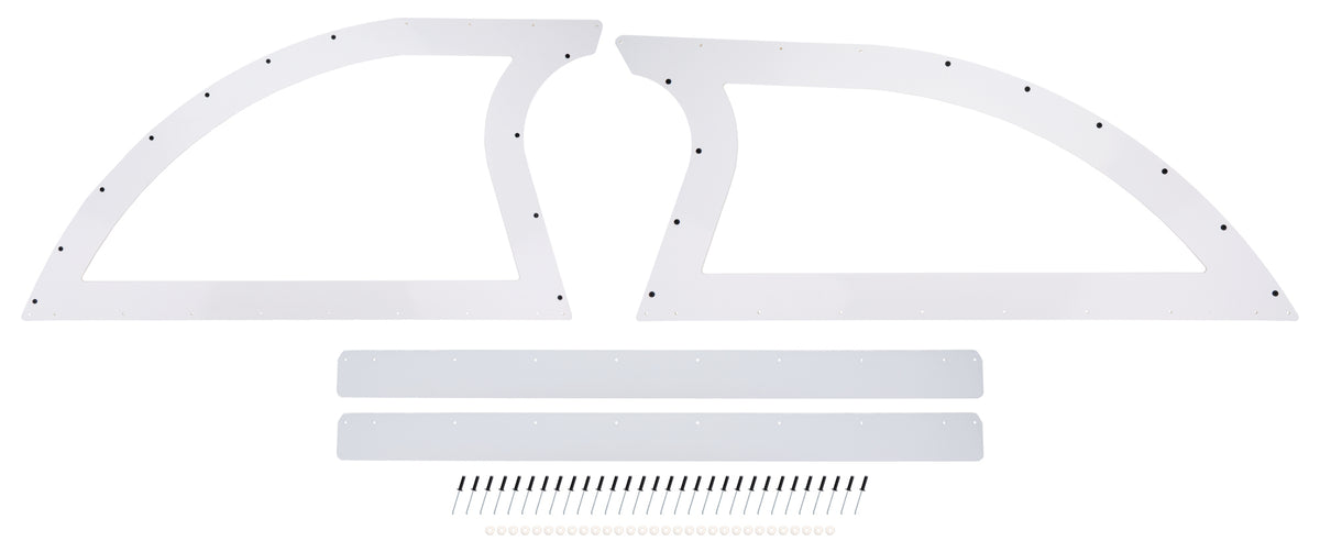 Dominator Dirt Late Model Sail Panel - White