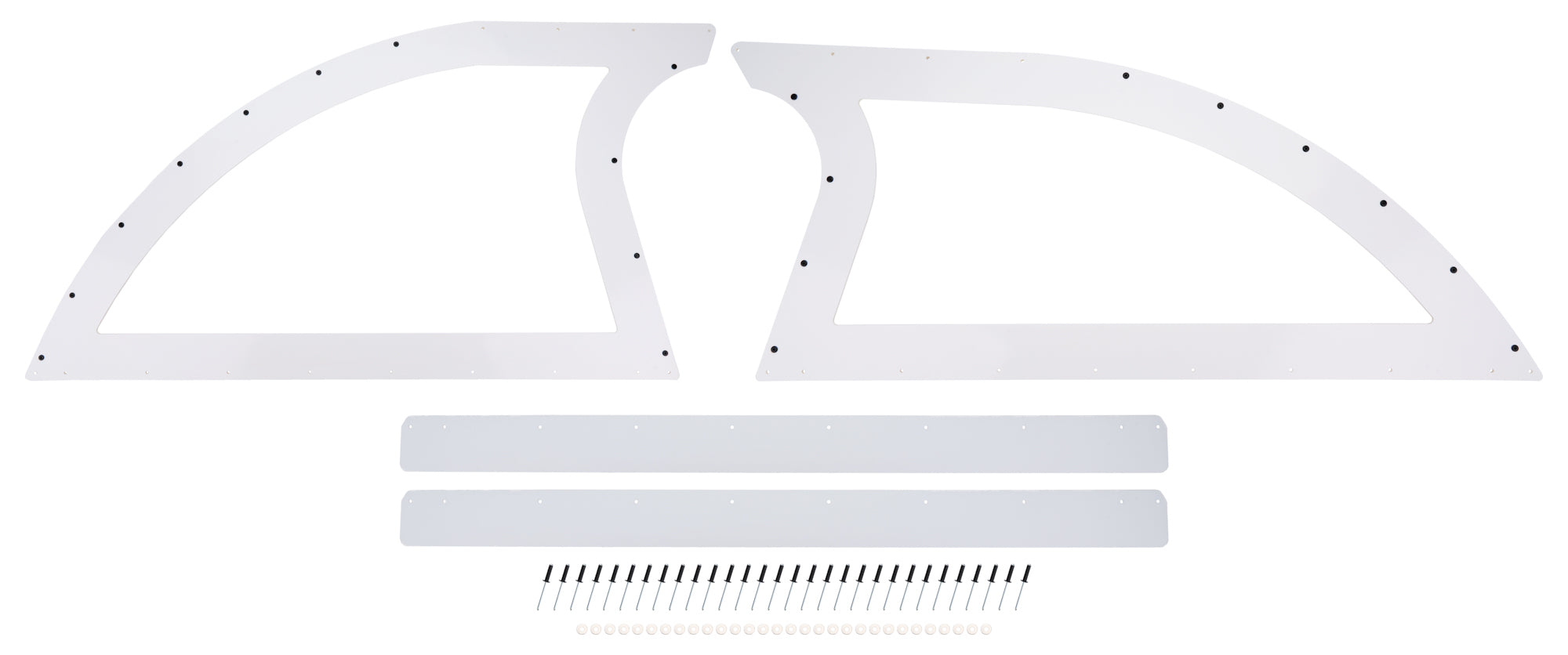 Dominator Dirt Late Model Sail Panel - White