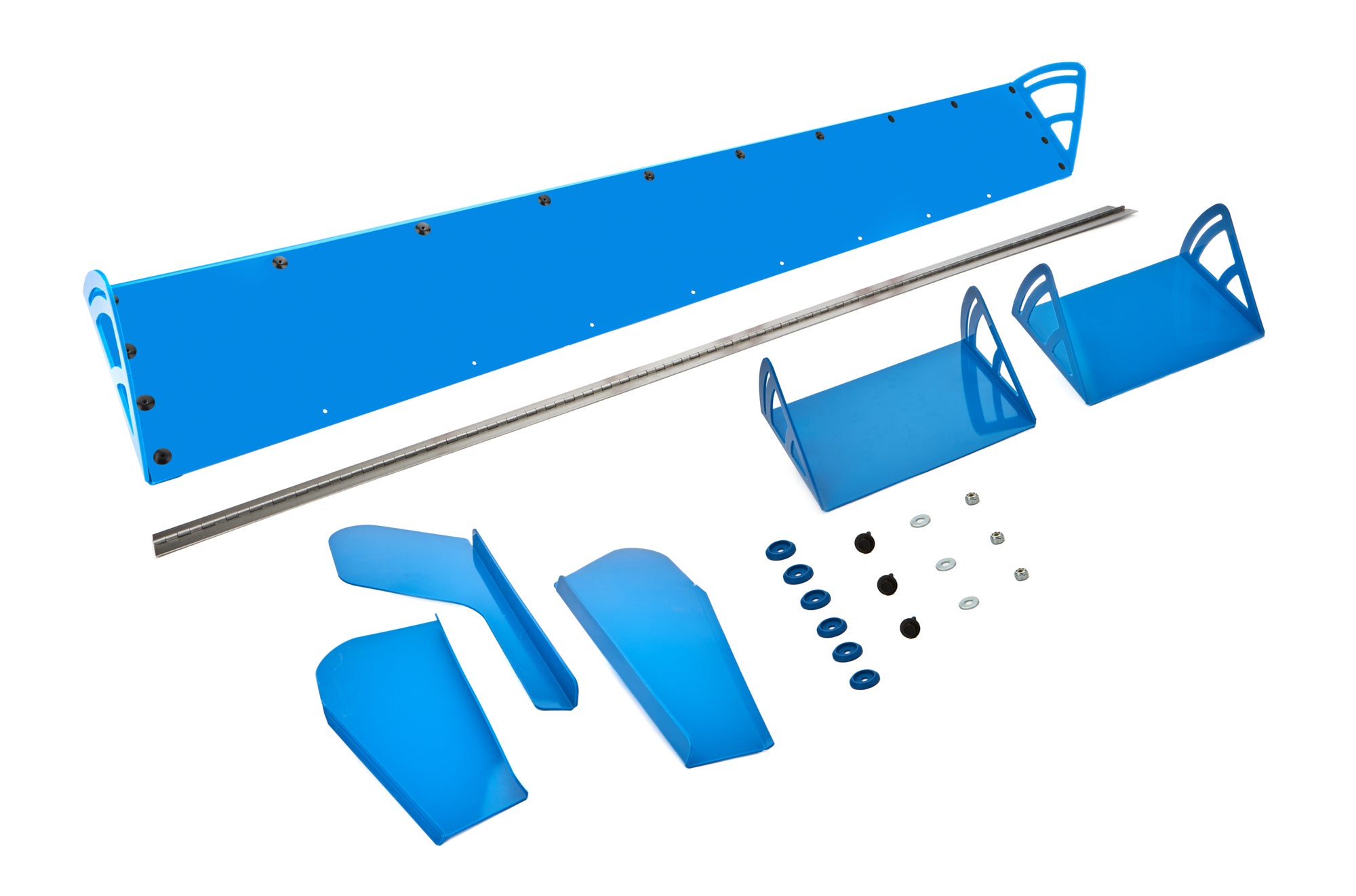 Dominator Dirt Late Model Spoiler - Adjustable - 72 x 8 in - Blue