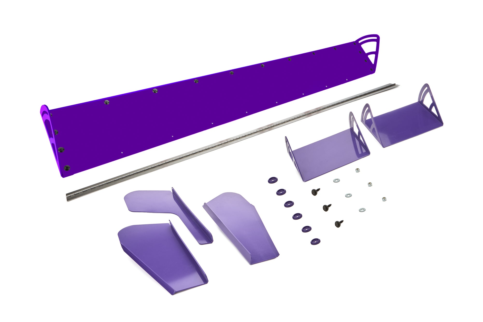 Dominator Dirt Late Model Spoiler - Adjustable - 72 x 8 in - Purple