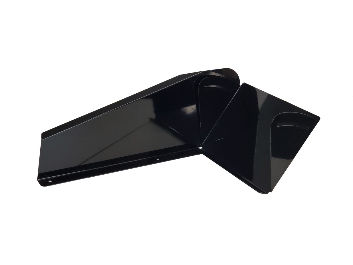 Dominator Dirt Late Model Spoiler Crush Panel Kit - 12 x 8 in - Black