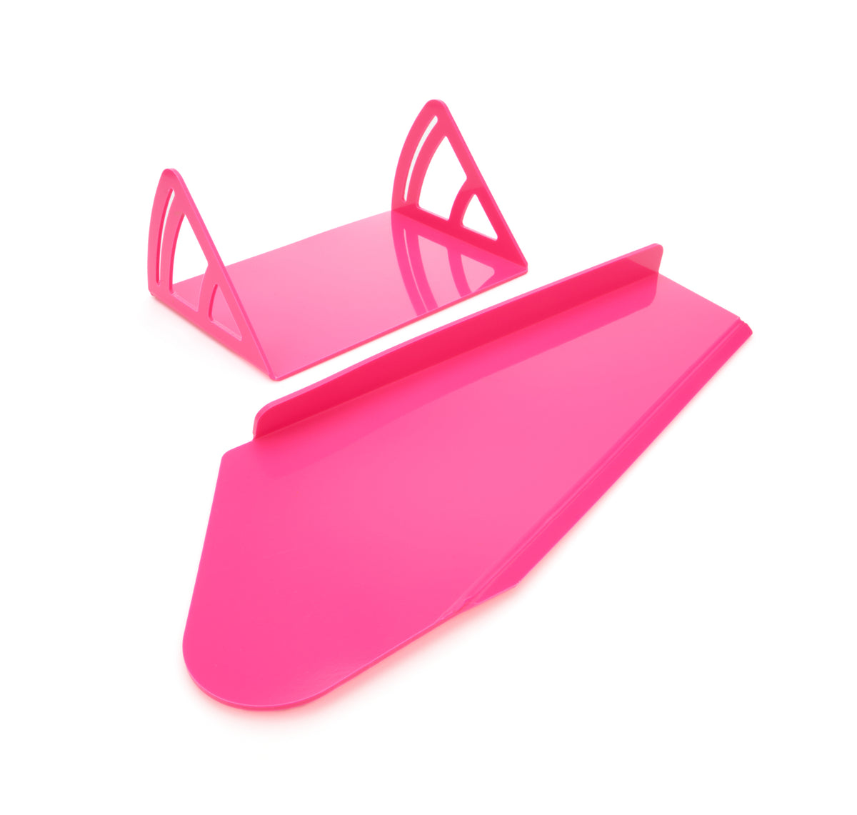 Dominator Dirt Late Model Spoiler Crush Panel Kit - 12 x 8 in - Pink