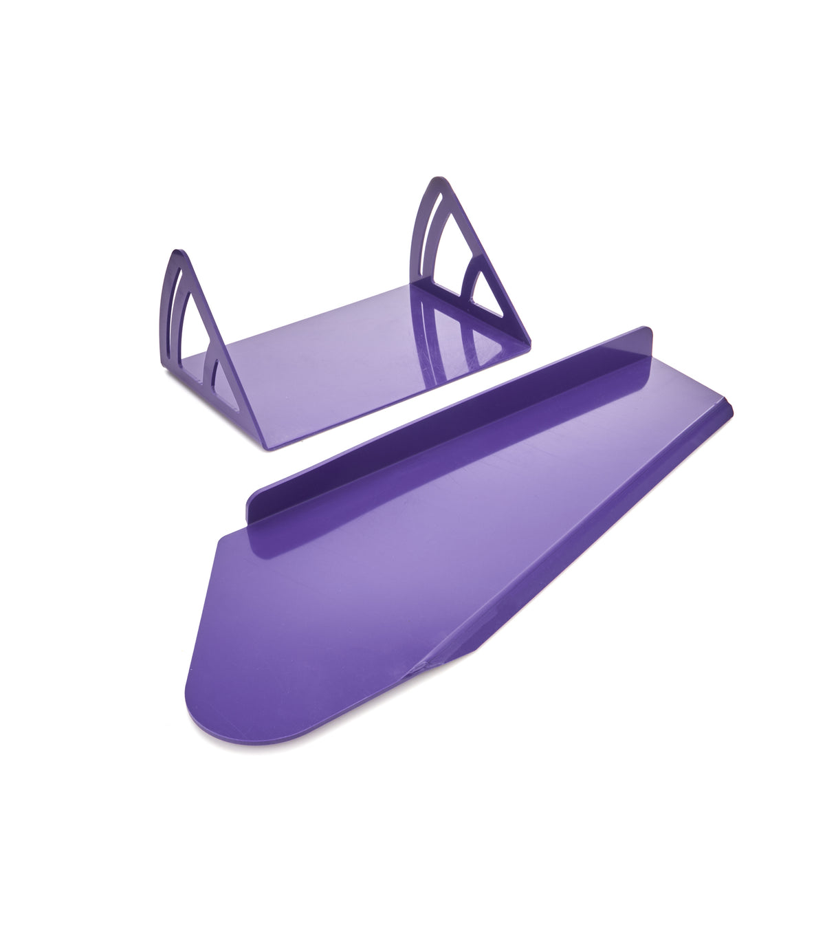 Dominator Dirt Late Model Spoiler Crush Panel Kit - 12 x 8 in - Purple