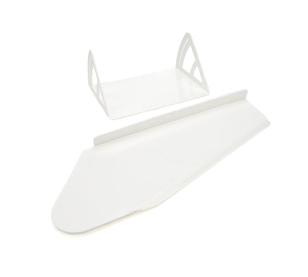 Dominator Dirt Late Model Spoiler Crush Panel Kit - 12 x 8 in - White