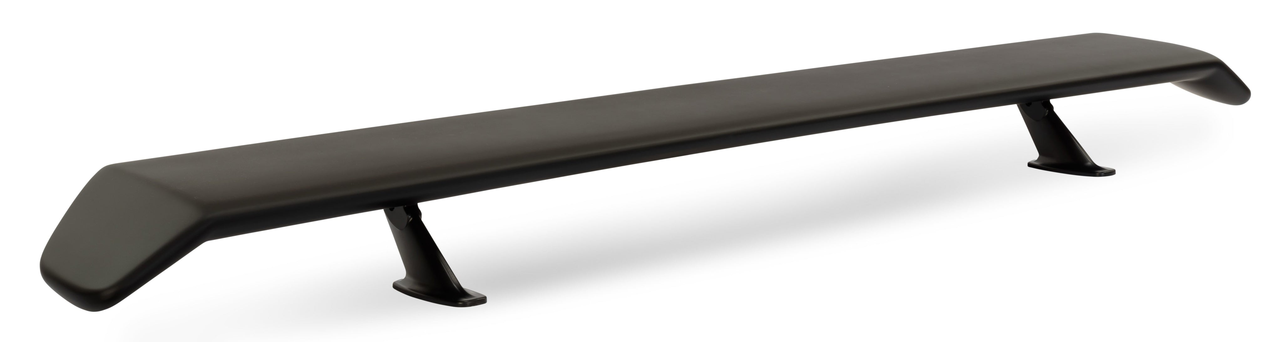Scott Drake Rear Spoiler - 57.5 in Length - Black - Ford Mustang 1969-70