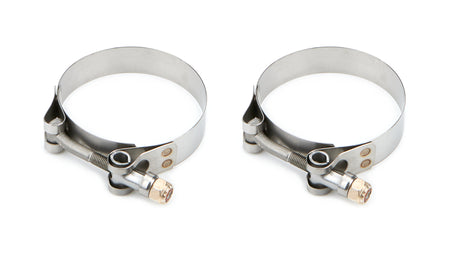 Drag Race Solutions Stainless Collector Tether Clamp - 0.75 in Wide - 2.75 to 3.06 in Range (Pair)