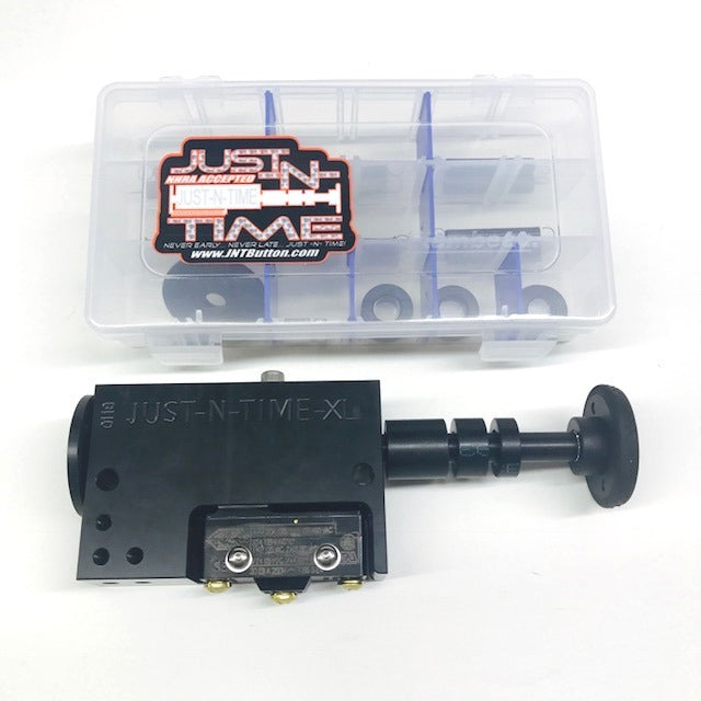 Drag Race Solutions Just-N-Time XL Transbrake Button w/ Cord - Black