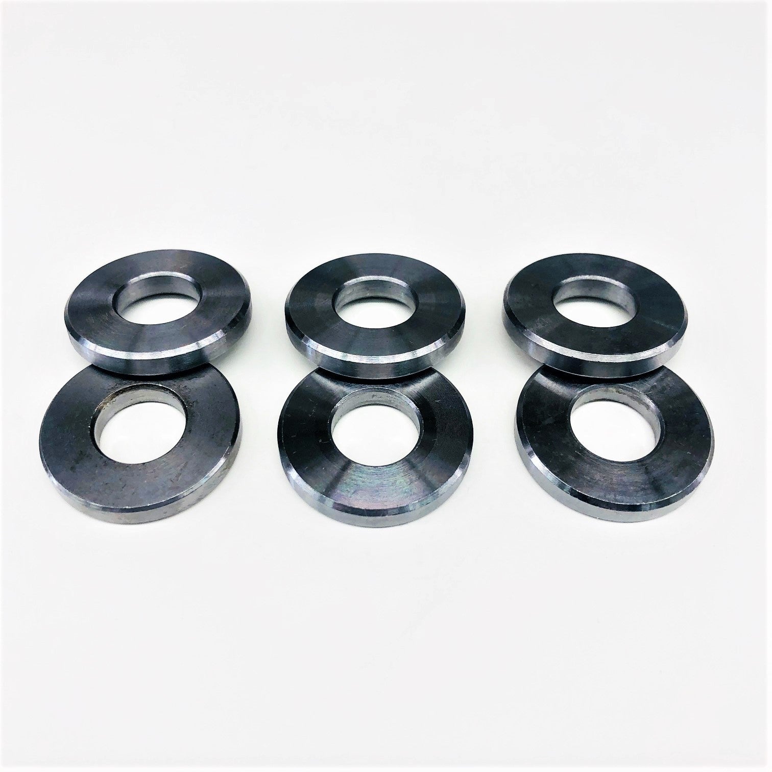 Drag Race Solutions Torque Converter Spacers - 1 in OD - 7/16 in ID - 0.150 in Thick (Set of 6)