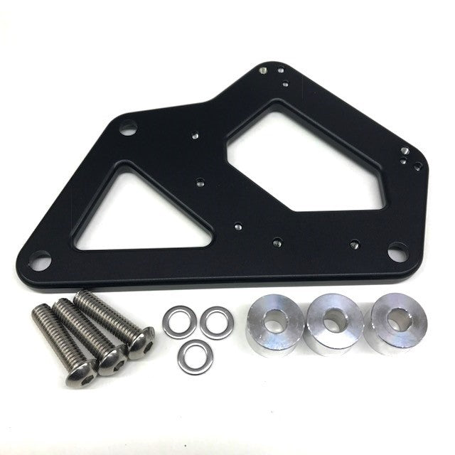 Drag Race Solutions U-Core Ignition Coil Bracket - Black - MSD Pro Power / HVC / HVC II Coils - Big Block Chevy
