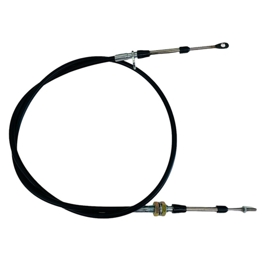 Drag Race Solutions 5 ft Long Powerglide Shifter Cable - 2 in Stroke - Black - B&M / Biondo Shifters