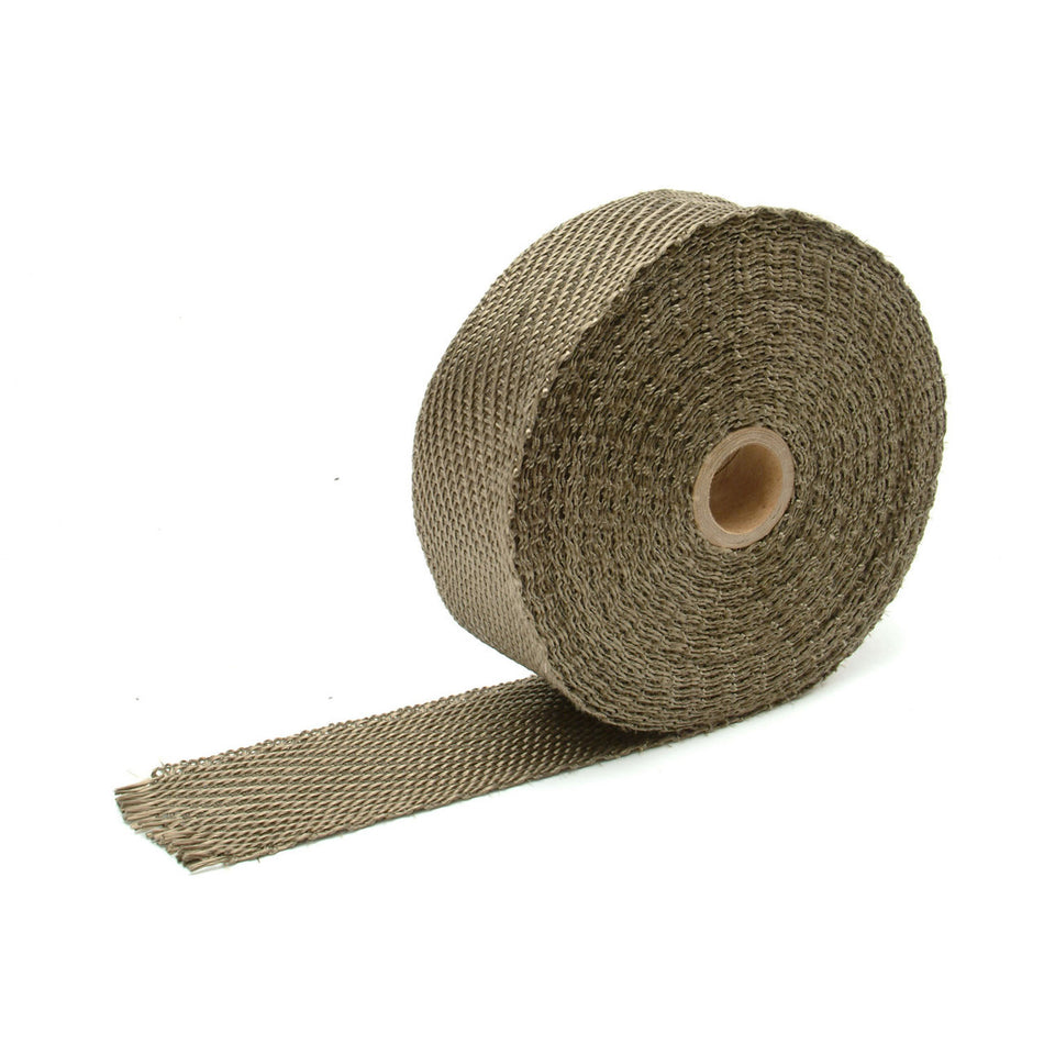 DEI Titanium Exhaust Wrap - 2 in Wide - 50 ft Roll - Woven Fiberglass - Titanium