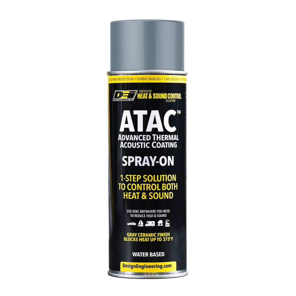 Design Engineering ATAC™ Spray On Coating - 375 Degree Fahrenheit Maximum - Ceramic - Gray - 12 oz Aerosol