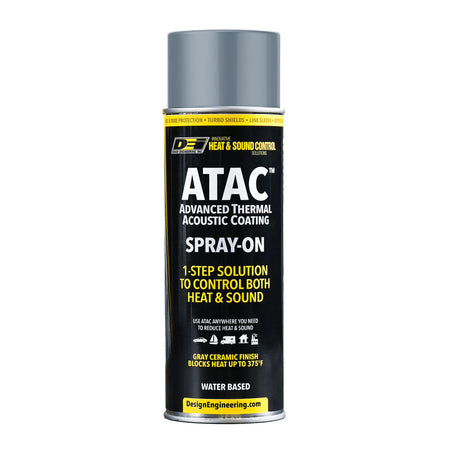 Design Engineering ATAC™ Spray On Coating - 375 Degree Fahrenheit Maximum - Ceramic - Gray - 12 oz Aerosol