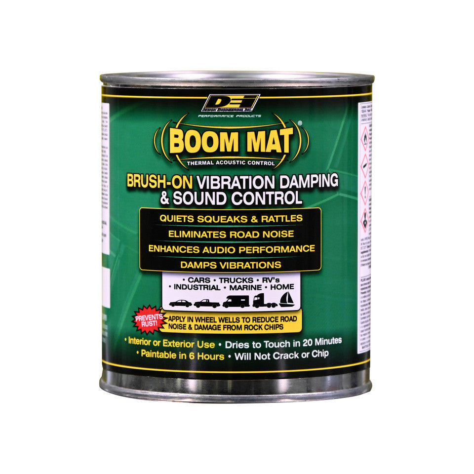 Design Engineering Boom Mat Liquid Damping Material - Brush On - Ceramic - Black - 1 L Can