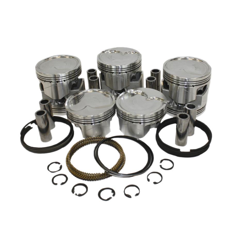 D.S.S. Racing 2-FX Series Forged Piston and Ring Set - 4.030 in Bore - 1.2 x 1.2 x 3.0 mm Ring Grooves - Minus 3.00 cc - GM LS-Series