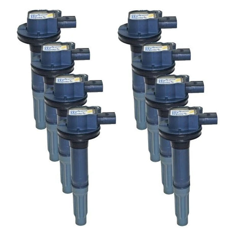 Performance Distributors D.U.I. SOS Ignition Coil Pack - Female Socket - 40000V - Gray - Ford Coyote (Set of 8)