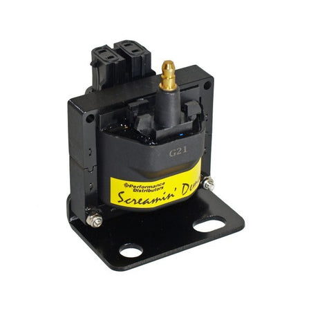 Performance Distributors D.U.I. Screamin' Demon Ignition Coil - Male HEI - 45000V - Black - GM V6