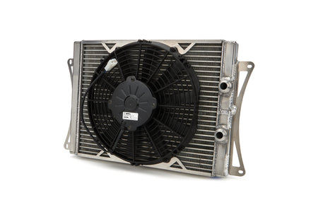 Fluidyne Super Late Model Oil Cooler and Fan - 17.5 x 12 x 1.25 in