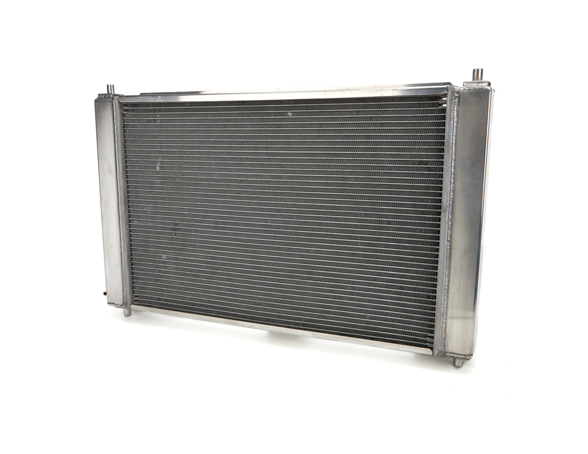 Fluidyne Exact Fit Single Pass Aluminum Radiator - 29.25 in W x 16 in H x 2.4 in D - Ford Mustang 1997-2004