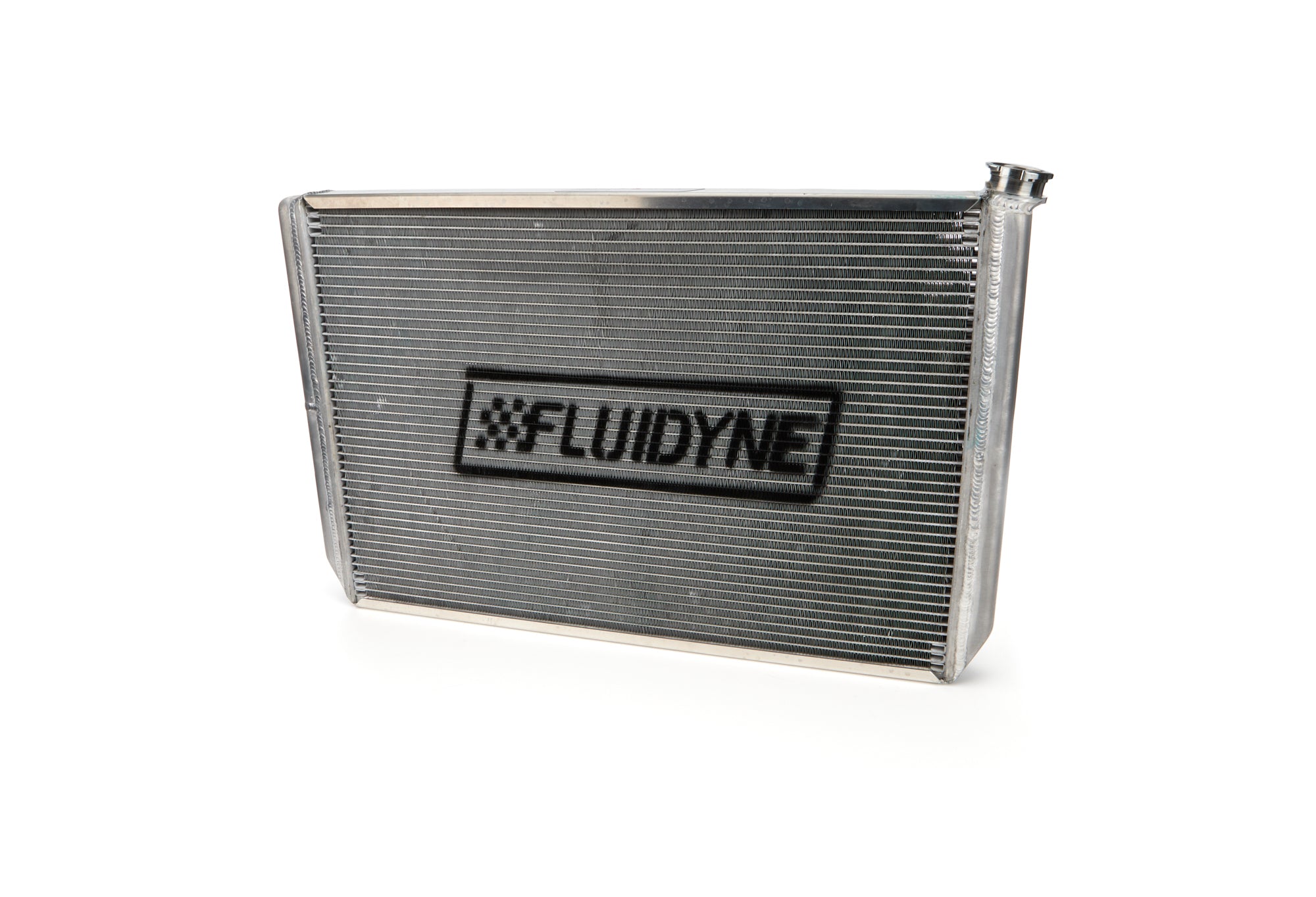 Fluidyne Aluminum Dual Pass Radiator - 28.75 in W x 18.125 in H x 2.25 in D